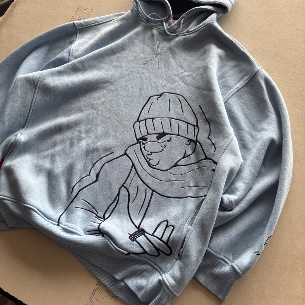 Vintage Ecko Unltd Baggy Light blue Hoodie